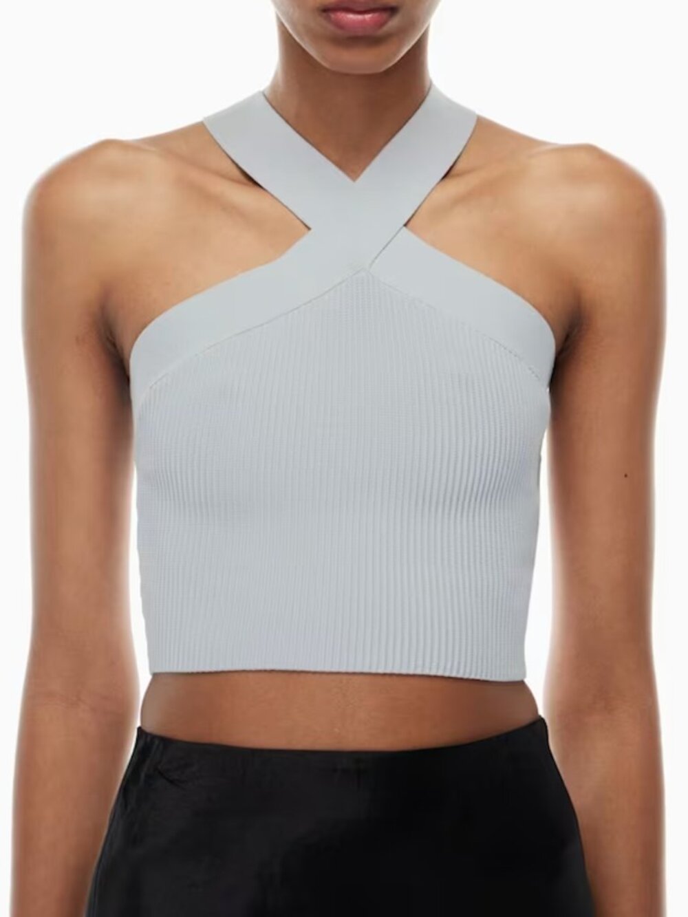 Babaton Sculpt Knit Criss Cross Cropped Tank - Picture 4 of 6